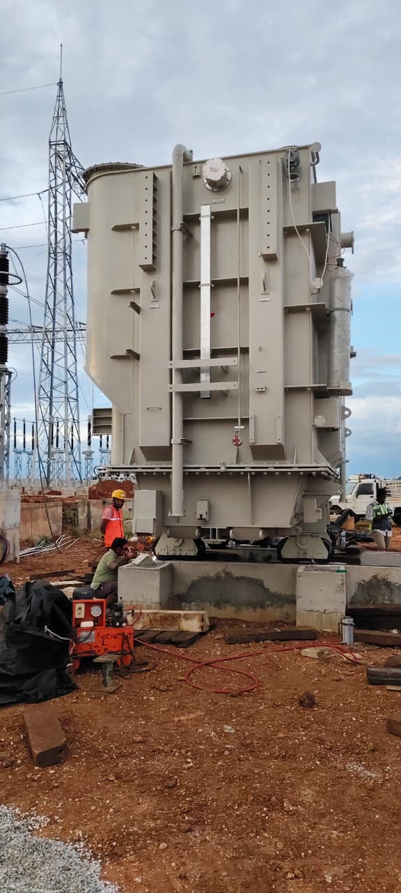 Transformer Unloading and Placement